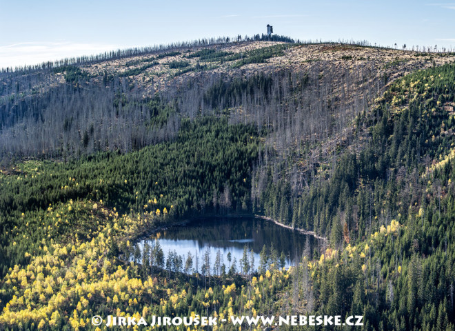 Prášilské jezero a Poledník /J999