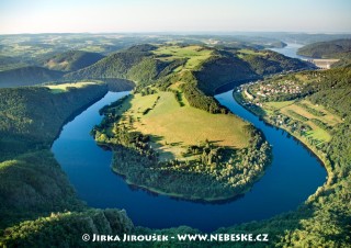 Podkova na Vltavě pod Solenicemi /J688