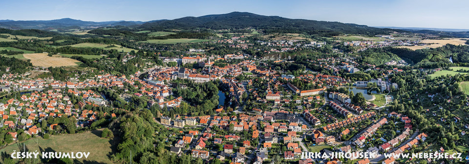 Český Krumlov – letní panorama /J1070