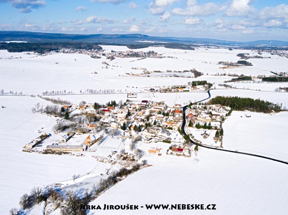 Modřovice a Příbram v pozadí /J1159