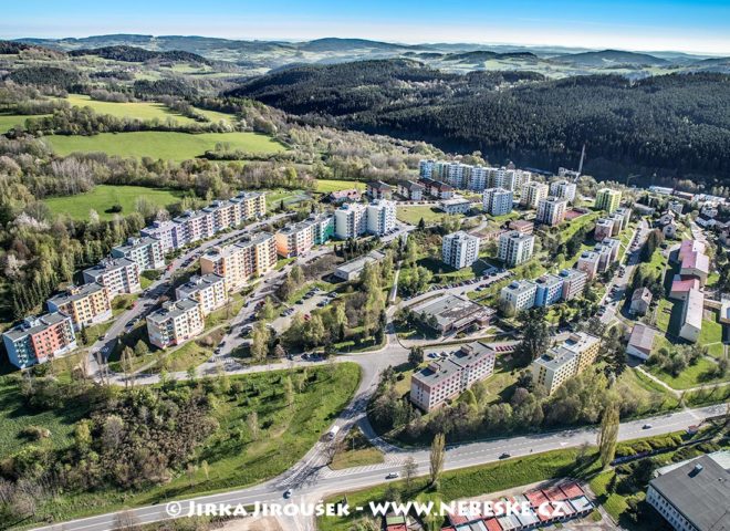 Vimperk – sídliště na jaře J1480