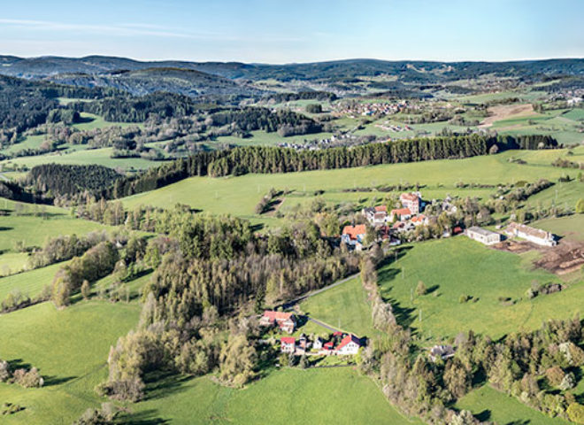 Panorama Dobrši a Šumavy J1533