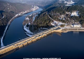 Zimní přehrada Orlík 2017 J4301