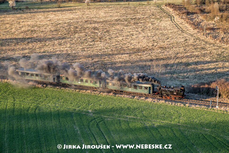 Parní vlak na Rožmitálsku J4323