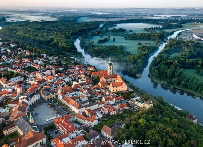 Mělník, Vltava, Labe, soutok, květen  J4336