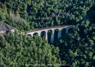 Železniční viaduk Žampach Pacifik J4784