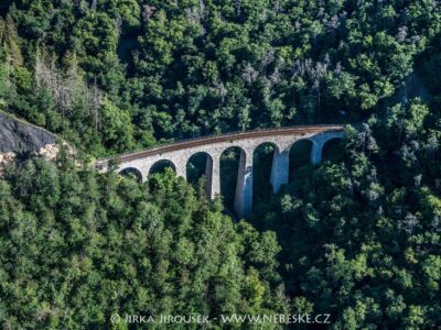 Železniční viaduk Žampach Pacifik J4784