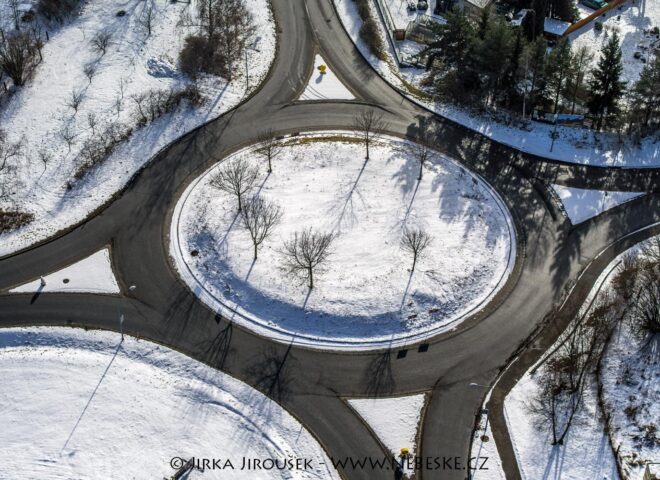 Rožmitál pod Třemšínem kruhový objezd J5319